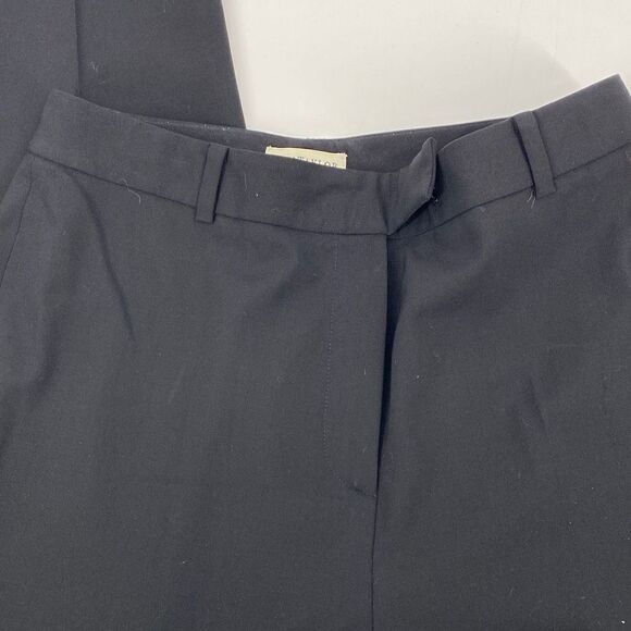 Ann Taylor Women's Wool Blend Tailored Fit Trouser Pants Plain Black Size 10 - Picture 2 of 9